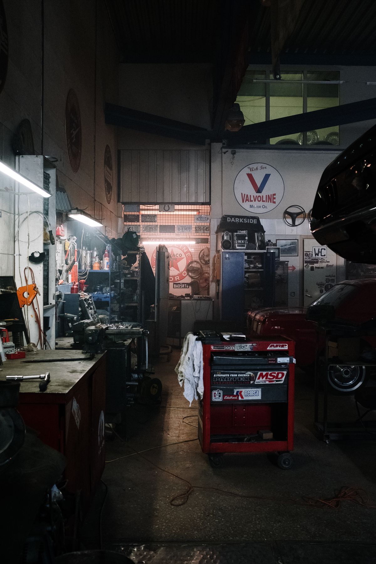 Auto repair shop interior at L&N Auto LLC
